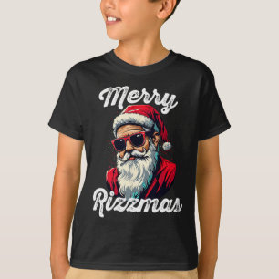 Merry Rizzmas Funny Santa White Elephant Geschenk T-Shirt