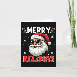 Merry Rizzmas Kids Teens School Funny Christmas Sa Karte