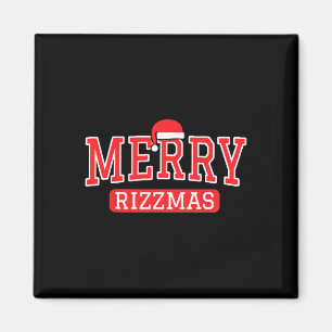 Merry Rizzmas Kids Teens School Funny Christmas Sa Magnet