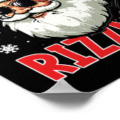 Merry Rizzmas Kids Teens School Funny Christmas Sa Poster (Ecke)