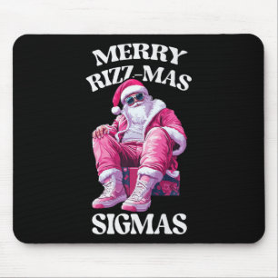 Merry Rizzmas Sigmas Santa Rizzler Jugend Kinder T Mousepad