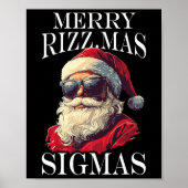 Merry Rizzmas Sigmas - Weihnachten Weihnachten Wei Poster (Vorne)