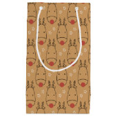Merry Rudolph Starry Winter Delight Kleine Geschenktüte (Vorderseite)
