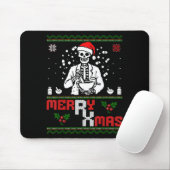 Merry Rx Mas Skeleton Pharmacist Pharmacy Tech Ugl Mousepad (Mit Mouse)