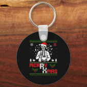 Merry Rx Mas Skeleton Pharmacist Pharmacy Tech Ugl Schlüsselanhänger (Vorderseite)