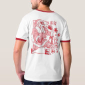 🎄Merry Saiyan Christmas Tee – Holiday Power Style (Schwarz voll)