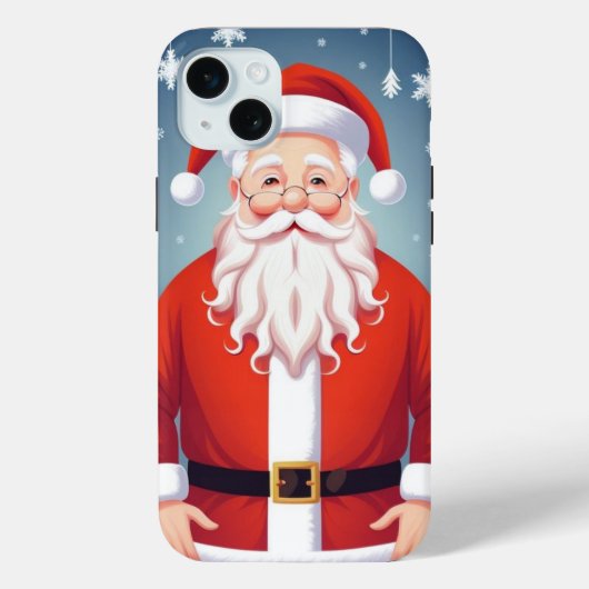 Merry Santa Claus Case-Mate iPhone Hülle (Rückseite)