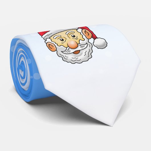 Merry Santa Claus Krawatte (Gerollt)