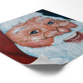 Merry Santa Poster (Ecke)