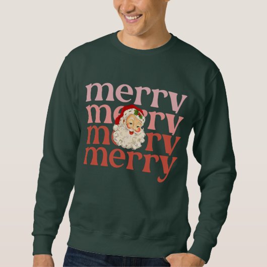 Merry Santa Sweatshirt (Vorderseite)