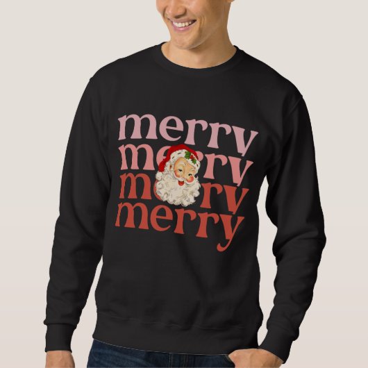 Merry Santa Sweatshirt (Vorderseite)