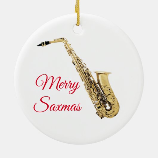 Merry Saxmas Ornament (Hinten)