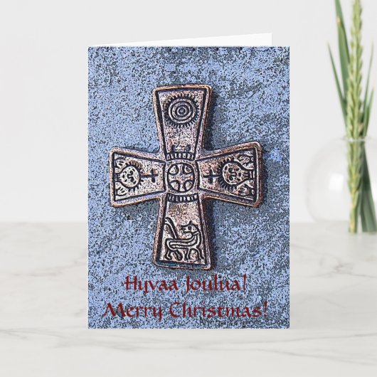 Merry Scandinavian Christmas! Feiertagskarte (Vorderseite)