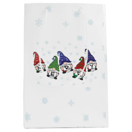 Merry Scattered Gnomes Mittlere Geschenktüte