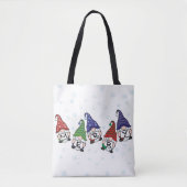 Merry Scattered Gnomes Tasche (Vorderseite)