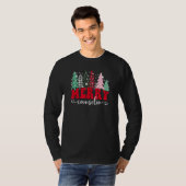 Merry School Counselor Christmas Trees Student Sup T-Shirt (Vorne ganz)