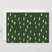 Merry Script-Foto-Overlay Feiertagskarte (Rückseite)