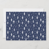 Merry Script-Foto-Overlay Feiertagskarte (Rückseite)