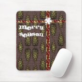 Merry Season Pine Cone Mousemat Mousepad (Mit Mouse)