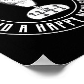 Merry Shiftmas Manual Transmission Christmas Theme Poster (Ecke)