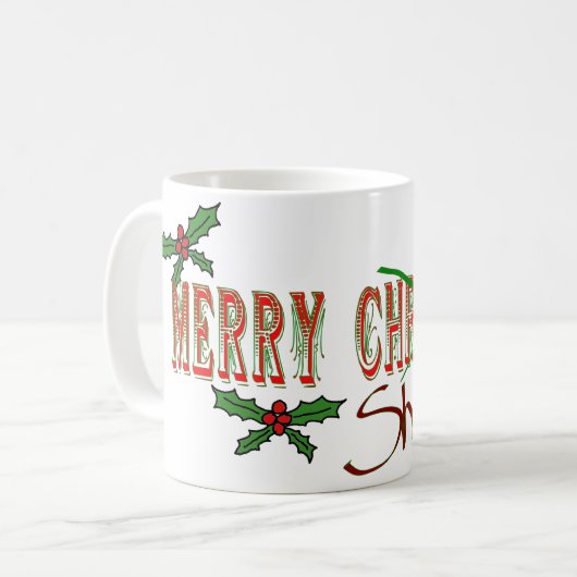 Merry Shopping Kaffeetasse (Vorderseite Links)