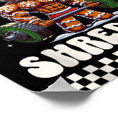 Merry Shredmas Christmas Gym Gingerbread Workout M Poster (Ecke)