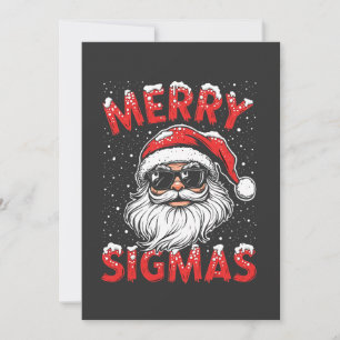 Merry Sigmas Funny Gen Alpha Middle School Weihnac Einladung