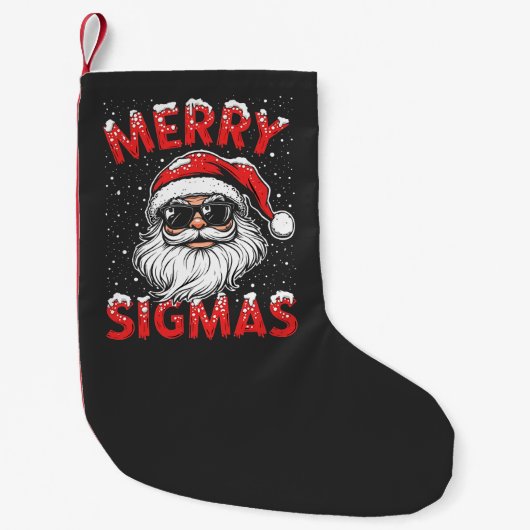 Merry Sigmas Funny Gen Alpha Middle School Weihnac Kleiner Weihnachtsstrumpf (Vorderseite)