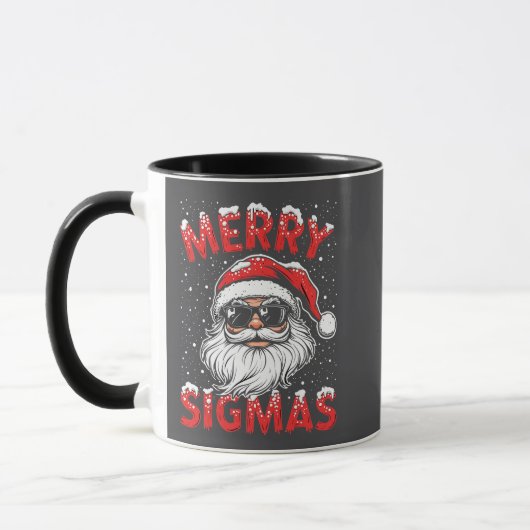 Merry Sigmas Funny Gen Alpha Middle School Weihnac Tasse (Links)