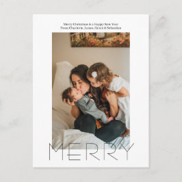 Merry Simple Elegante Personalisierte Weihnachten