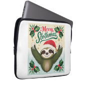 Merry Sloath Weihnachten Laptopschutzhülle (Vorne Rechts)