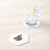 Merry Sloth am weihnachtlichen Baum Zweig mit Orna Untersetzer (Vor Ort)