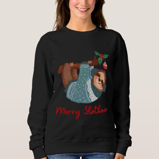 Merry Slothmas 94 Sweatshirt (Vorderseite)