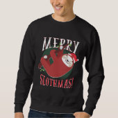 Merry Slothmas 95 Sweatshirt (Vorderseite)