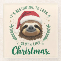 Merry Slothmas, Christmas Coaster