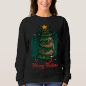 Merry Slothmas - Christmas Sloth Sweatshirt (Vorderseite)