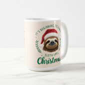 Merry Slothmas, Coffee Mug Kaffeetasse (VorderseiteRechts)