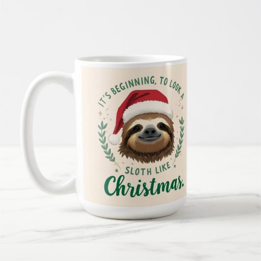 Merry Slothmas, Coffee Mug Kaffeetasse (Links)