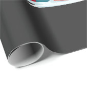 Merry Slothmas cute Christmas sloth Santa hat Xmas Geschenkpapier (Rolleneckpunkt)