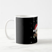 Merry Slothmas Funny Sloth für Weihnachtskaffee Mu Kaffeetasse (Links)