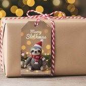 Merry Slothmas Knitted Sloth Weihnachtsgeschenke T Geschenkanhänger