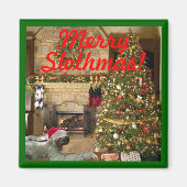 Merry Slothmas Magnet (Vorne)