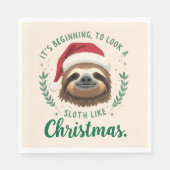 Merry Slothmas, Napkins Serviette (Vorderseite)