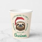 Merry Slothmas, Paper Cups Pappbecher (Vorderseite)