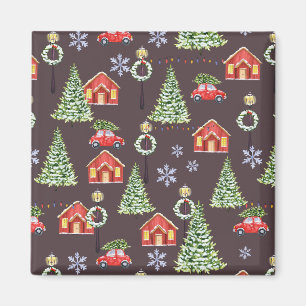 Merry Slothmas Sloth Cute Xmas Christmas Magnet