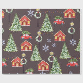 Merry Slothmas Sloth Niedlich Xmas Weihnachten Geschenkpapier (Flach)