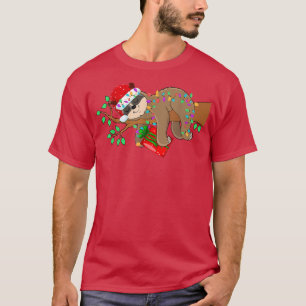 Merry Slothmas Weihnachten Funny Niedlich Sloth T-Shirt