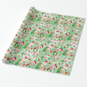 Merry Slothmas Wrapping Paper Roll Geschenkpapier (Ungerollt)