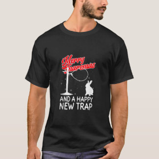 Merry Snaremas und ein glücklicher neuer Trap Wire T-Shirt