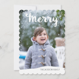 Merry Snowfall Collection Feiertagskarte